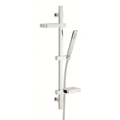 Barre de douche Touareg VALENTIN avec tablettes