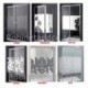 Option décor Vinyl pour paroi de douche frontale à poser