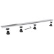 Barrette inox standard 80 cm pour receveur à carreler