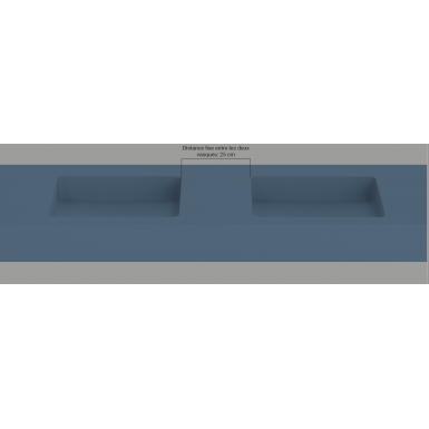 Vasque additionnelle pour plan vasque PROGRAM 
