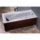 Baignoire balnéo droite TECNICA ergonomique massante 180 x 80 cm
