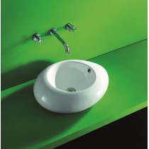 Vasque à poser en porcelaine émaillée LENA