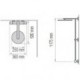 OZONE - Colonne de Douche VALENTIN  Chromo-relaxante