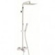 Colonne Bain Douche thermostatique TOUAREG Valentin avec tablette porte objets