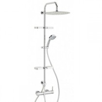 Colonne de Douche thermostatique OPIUM Valentin avec tablettes
