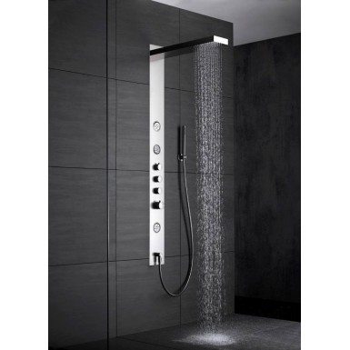 Colonne de douche tout inox WALLPAPER IB Robinetterie