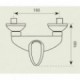 Mitigeur mural bain douche chromé YACHT