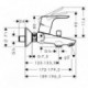 Mitigeur mural bain / Douche HANSGROHE Focus E²