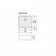 Cuve evier inox sous plan MG 45 x 40 cm