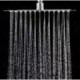 Pomme de douche haute carré 400 x 400 laiton ultra fine