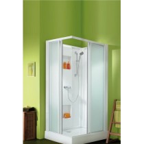 Cabine de douche intégrale d'angle LEDA IZIBOX
