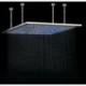 Ciel de douche LED 500 x 500 laiton chromé