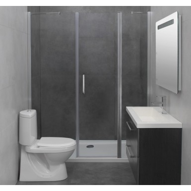 Paroi de douche porte battante HELIA F
