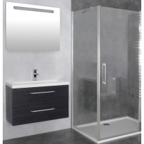 Paroi de douche d'angle porte battante HELIA B