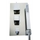 Ensemble douche encastrée mural thermostatique complet