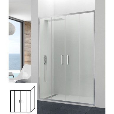 Paroi de douche d'angle THEIA SPAZIO