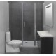 Paroi de douche d'angle porte battante HELIA F