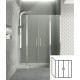 Paroi de douche d'angle portes battantes HELIA G