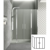 Paroi de douche d'angle portes battantes HELIA G