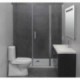 Paroi de douche porte battante HELIA F 125 cm