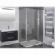 Paroi de douche d'angle porte battante HELIA D 90 x 140 cm