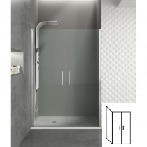 Paroi de douche d'angle portes battantes HELIA I 70 x 115 cm