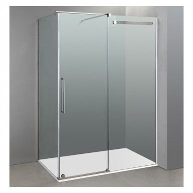 Paroi de douche d'angle PHEBE accès sur coté 80 x 180 cm