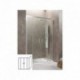 Paroi de douche d'angle TETHYS SPAZIO 90 x 190 cm