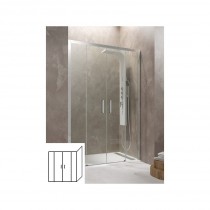 Paroi de douche d'angle TETHYS SPAZIO 90 x 190 cm