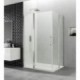 Paroi de douche d'angle portes battantes HELIA H 90 x 120 cm