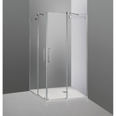 Paroi de douche d'angle PHEBE accès sur angle 80 x 140 cm