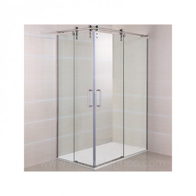 Paroi de douche d'angle ROLL accès sur angle 80 x 140 cm