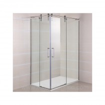 Paroi de douche d'angle ROLL accès sur angle 90 x 140 cm