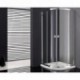 Paroi de douche d'angle CRONOS semi-circulaire 90 x 90 cm