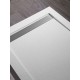 Receveur de douche LINE X caniveau extraplat Hidrobox en scène Matéria