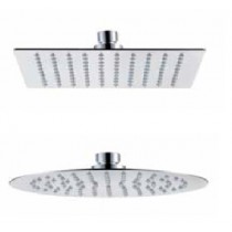 Douche de tête encastrés carré ou rond 