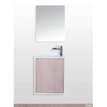 Pack meuble + vasque + miroir LOFT 400