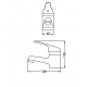 Mitigeur Lavabo Monotrou Chromé FIRST