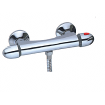 Mitigeur mural douche chromé Thermostatique 