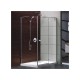 Paroi de douche accès d'angle pivotante  SIRUS 