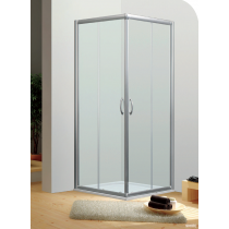 Paroi de douche accès d'angle 2 portes coulissantes ESPACE