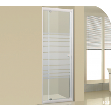 Paroi de douche frontale porte pivotante EOLE