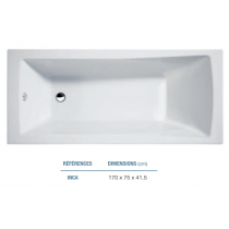 Baignoire droite INCA