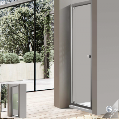 Paroi de douche BELLAGIO porte pivotante 