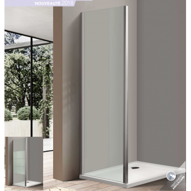 Paroi de douche BELLAGIO porte pivotante 
