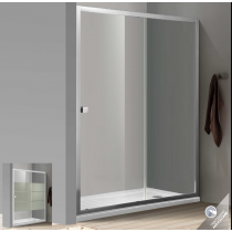 Paroi de douche d'angle  BELLAGIO  avec porte coulissante + fixe latérale