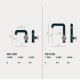 Mitigeur design BOLD de chez IB RUBINETTI