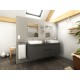 Ensemble de salle de bain  COLOGNE longueur 150 cm 