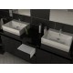 Ensemble de salle de bain  COLOGNE longueur 150 cm 