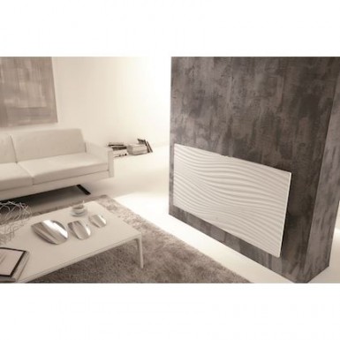 Radiateur Irisium Atlantic connecté à pilotage intelligent vertical ou horizontal 1000W ou 1500W blanc